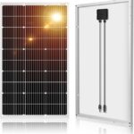 DOKIO 100W 18V Solar Panel, TÜV Certified Monocrystalline High-Efficiency Panel